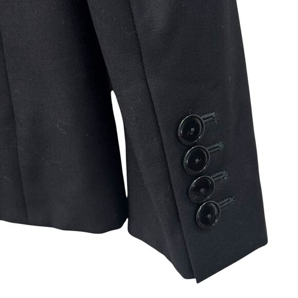 Stella McCartney Wool Shawl Blazer Jacket Black Tailored Size IT 40 / US 4 - Picture 9 of 13